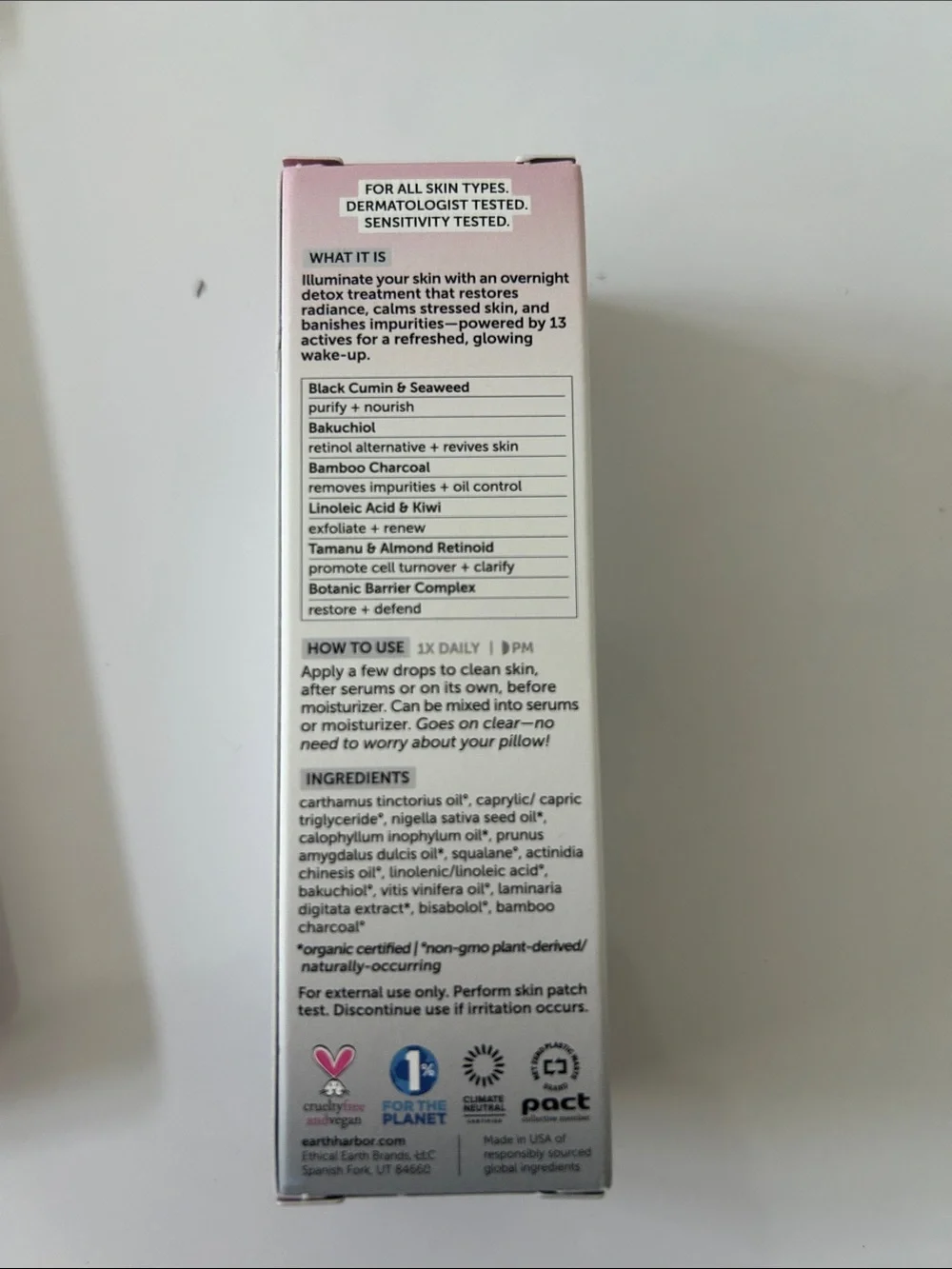 Obscura Night Repair Concentrate - Pink Packaging